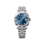 RLX Datejust 41mm 126334 Blue Diamond Oyster Stainless Steel Mens Watch - Image 2