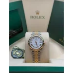 RLX Datejust m278343-0001/0002 White Dial Yellow Rolesor Oyster Watch - Image 2