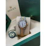 RLX Datejust m278343-0001/0002 White Dial Yellow Rolesor Oyster Watch - Image 4