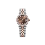 RLX Datejust m278381-0027/0028 Chocolate Diamond 31mm Dial Diamond-Set Bezel and Oyster Bracelet Watch - Image 2