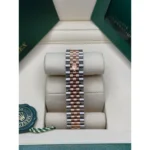 RLX Datejust m278381-0027/0028 Chocolate Diamond 31mm Dial Diamond-Set Bezel and Oyster Bracelet Watch - Image 7
