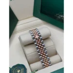 RLX Datejust m278381-0027/0028 Chocolate Diamond 31mm Dial Diamond-Set Bezel and Oyster Bracelet Watch - Image 8