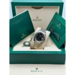 RLX Datejust 41mm 126334 Black Diamond Oyster Stainless Steel Mens Watch - Image 9