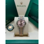 RLX Datejust m278341-0023/0024 Rosé Dial 31mm Oyster Bracelet - Image 2