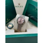 RLX Datejust m278341-0023/0024 Rosé Dial 31mm Oyster Bracelet - Image 8