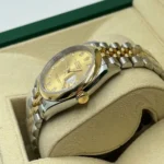 RLX Datejust 36mm 126203 Champagne Set with Diamonds Dial Domed Bezel Oyster Bracelet - Image 13