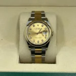RLX Datejust 36mm 126203 Champagne Set with Diamonds Dial Domed Bezel Oyster Bracelet - Image 3
