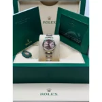 RLX Datejust m278240-0007/0008 31mm Pink Index Domed Bezel Oyster Oystersteel - Image 10