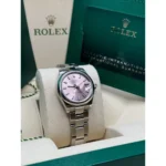 RLX Datejust m278240-0007/0008 31mm Pink Index Domed Bezel Oyster Oystersteel - Image 4