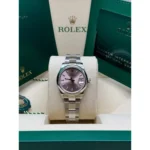 RLX Datejust m278240-0007/0008 31mm Pink Index Domed Bezel Oyster Oystersteel - Image 9
