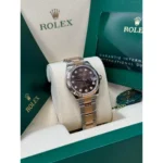 RLX Datejust m278271-0027/0028 Chocolate 31mm Dial Oyster Bracelet Watch - Image 4