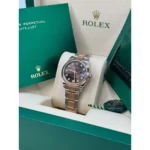 RLX Datejust m278271-0027/0028 Chocolate 31mm Dial Oyster Bracelet Watch - Image 5