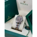 RLX Datejust m278271-0027/0028 Chocolate 31mm Dial Oyster Bracelet Watch - Image 6