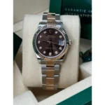 RLX Datejust m278271-0027/0028 Chocolate 31mm Dial Oyster Bracelet Watch - Image 7