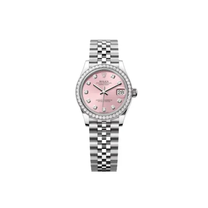 RLX Datejust m278384RBR-0035/0036 Pink 31mm Dial Oyster Watch
