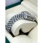 RLX Datejust 36mm 126234 Black Diamond Dial Stainless Steel Oyster Mens Watch - Image 9