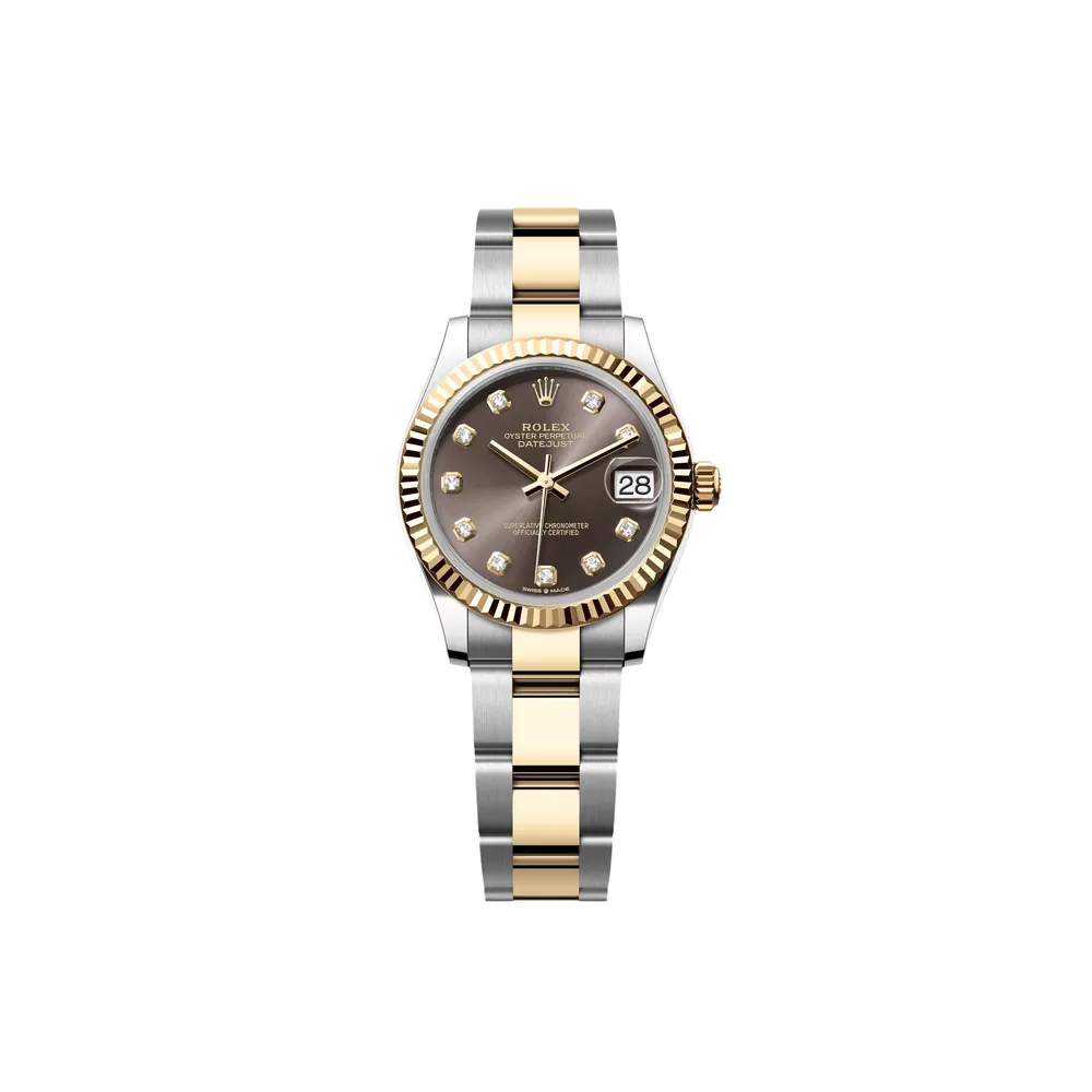 P0619-1 RLX Datejust m278273-0021/0022 31mm Dark Grey Dial Stainless Steel and Yellow Gold Oyster Watch - Image 1