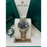 RLX Datejust m278273-0021/0022 31mm Dark Grey Dial Stainless Steel and Yellow Gold Oyster Watch - Image 3