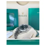 RLX Datejust 36mm 126234 Olive Green Palm Motif Dial Jubilee Stainless Steel Watch - Image 8