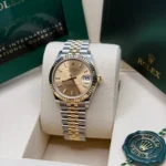 RLX Datejust m278273-0013/0014 31mm Champagne Dial Stainless Steel and Yellow Gold Oyster Watch - Image 13