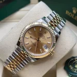 RLX Datejust m278273-0013/0014 31mm Champagne Dial Stainless Steel and Yellow Gold Oyster Watch - Image 16