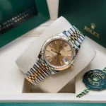 RLX Datejust m278273-0013/0014 31mm Champagne Dial Stainless Steel and Yellow Gold Oyster Watch - Image 17