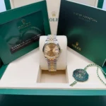 RLX Datejust m278273-0013/0014 31mm Champagne Dial Stainless Steel and Yellow Gold Oyster Watch - Image 18