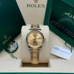 RLX Datejust m278273-0013/0014 31mm Champagne Dial Stainless Steel and Yellow Gold Oyster Watch - Image 3