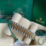 RLX Datejust m278273-0029/0030 31mm Olive Green Dial Stainless Steel and Yellow Gold Oyster Watch - Image 10