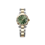 RLX Datejust m278273-0029/0030 31mm Olive Green Dial Stainless Steel and Yellow Gold Oyster Watch - Image 2