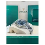 RLX Datejust 36mm 126234 Blue Fluted Motif Dial Jubilee Bracelet - Image 7