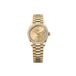 RLX Datejust m278288RBR-0022 Champagne 31mm Dial President Bracelet Watch