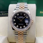 RLX Datejust 36mm 126281 Black Dial Jubilee Bracelet - Image 3