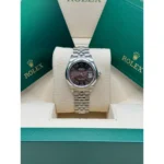 RLX Lady-Datejust 31mm m279160 Oyster Perpetual Dark Grey Dial Oyster Bracelet - Image 9