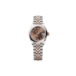 RLX Lady-Datejust 31mm 279161 Chocolate Roman Dial, Two Tone Stainless Steel & 18K Rose Gold Oyster Bracelet Women's Watch