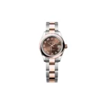 RLX Lady-Datejust 31mm 279161 Chocolate Roman Dial, Two Tone Stainless Steel & 18K Rose Gold Oyster Bracelet Women's Watch - Image 2