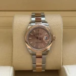RLX Lady-Datejust 31mm 279161 Rose Stick Dial, Two Tone Stainless Steel & 18K Rose Gold Oyster Bracelet Women's Watch - Image 3