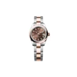 RLX Lady-Datejust 31mm 279161 Chocolate Stick Dial, Two Tone Stainless Steel & 18K Rose Gold Oyster Bracelet Women's Watch
