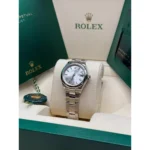 RLX Lady-Datejust 31mm m279160 Oyster Perpetual Silver Dial Oyster Bracelet - Image 5