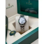 RLX Lady-Datejust 31mm m279160 Oyster Perpetual Silver Dial Oyster Bracelet - Image 8