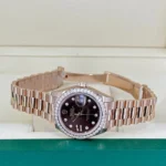 RLX Lady-Datejust 31mm 279135RBR Chocolate Diamond Dial Jubilee Bracelet - Image 9