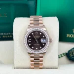 RLX Lady-Datejust 31mm 279135RBR Chocolate Diamond Dial Jubilee Bracelet - Image 11
