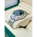 RLX Oyster Perpetual Air King Black Dial Steel Mens Watch 126900 Box Card - Image 5