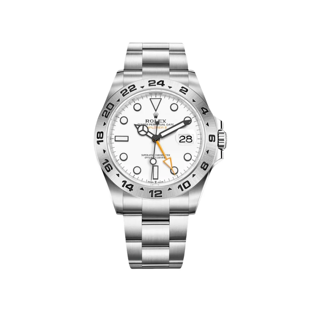 P0658-1 Rolex Explorer II 226570 42mm White Dial Men’s Watch - Image 1