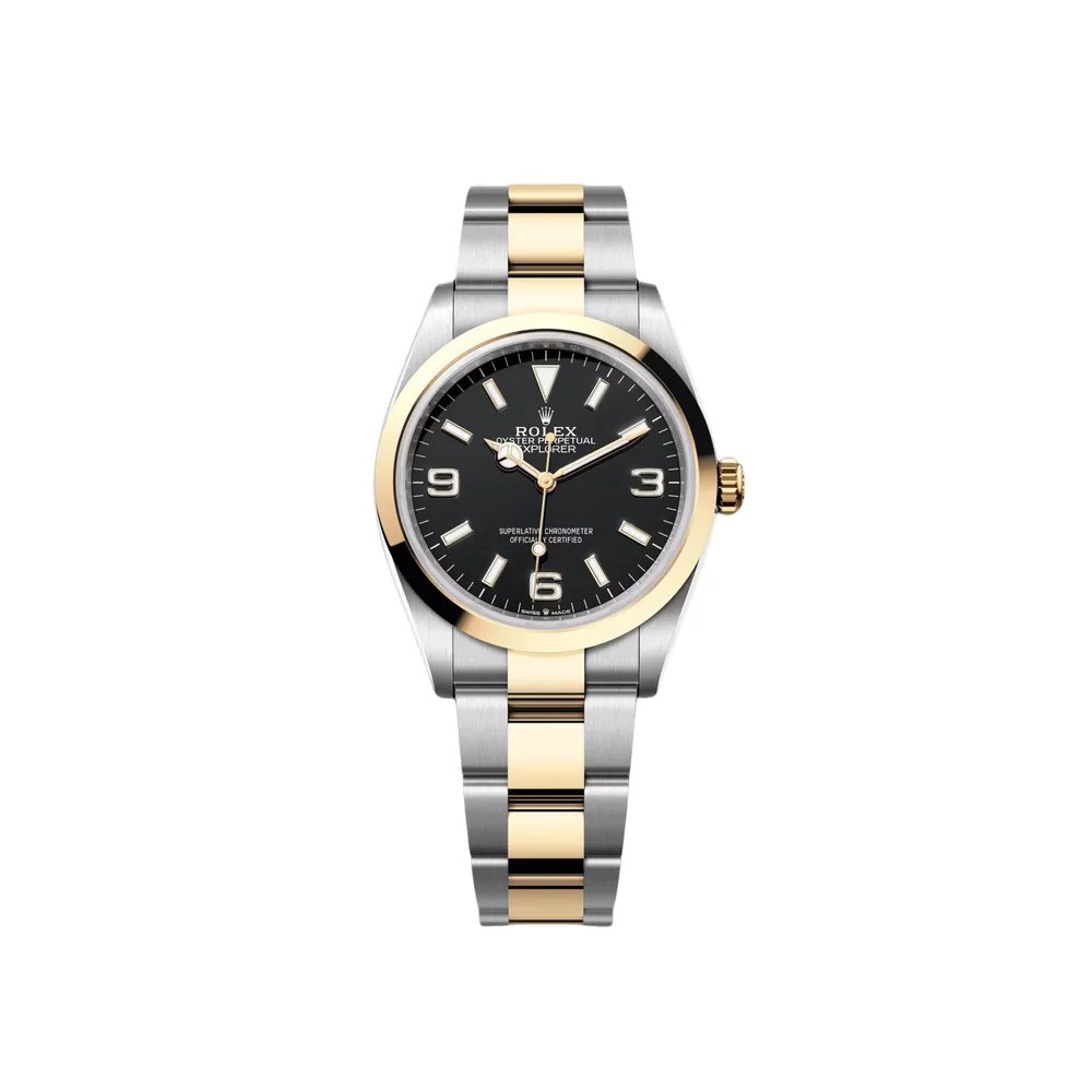 P0659-1 RLX Explorer 124273-0001 Black 36mm Men’s Watch - Image 1