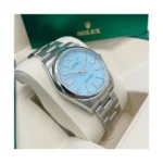 RLX 124300 Oyster Perpetual 41mm Oyster Perpetual Turquoise Index Dial - Image 3