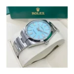 RLX 124300 Oyster Perpetual 41mm Oyster Perpetual Turquoise Index Dial - Image 4