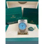 RLX 124300 Oyster Perpetual 41mm Oyster Perpetual Turquoise Index Dial - Image 9
