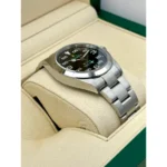 RLX Oyster Perpetual Air King Black Dial Steel Mens Watch 126900 Box Card - Image 4