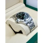 RLX Oyster Perpetual Air King Black Dial Steel Mens Watch 126900 Box Card - Image 6